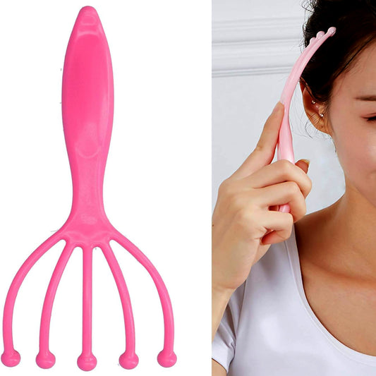 0268 Scalp Massager Handheld Portable Head Massager Deep Relax And Pressure Relief In Office Household And Tour Fathers Day And Mothers Day Gifts For Home Relaxation (1 Pc )