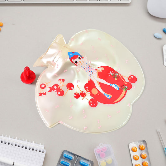 7235 Apple Hot Water Bottle Bag For Pain Relief