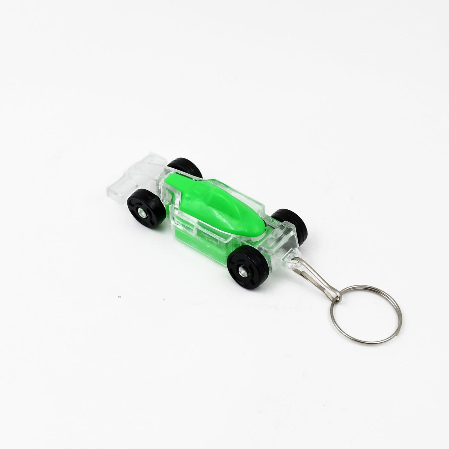 Cars Shape Keychain With On Off Button Led Flashing Light (1 Pc)