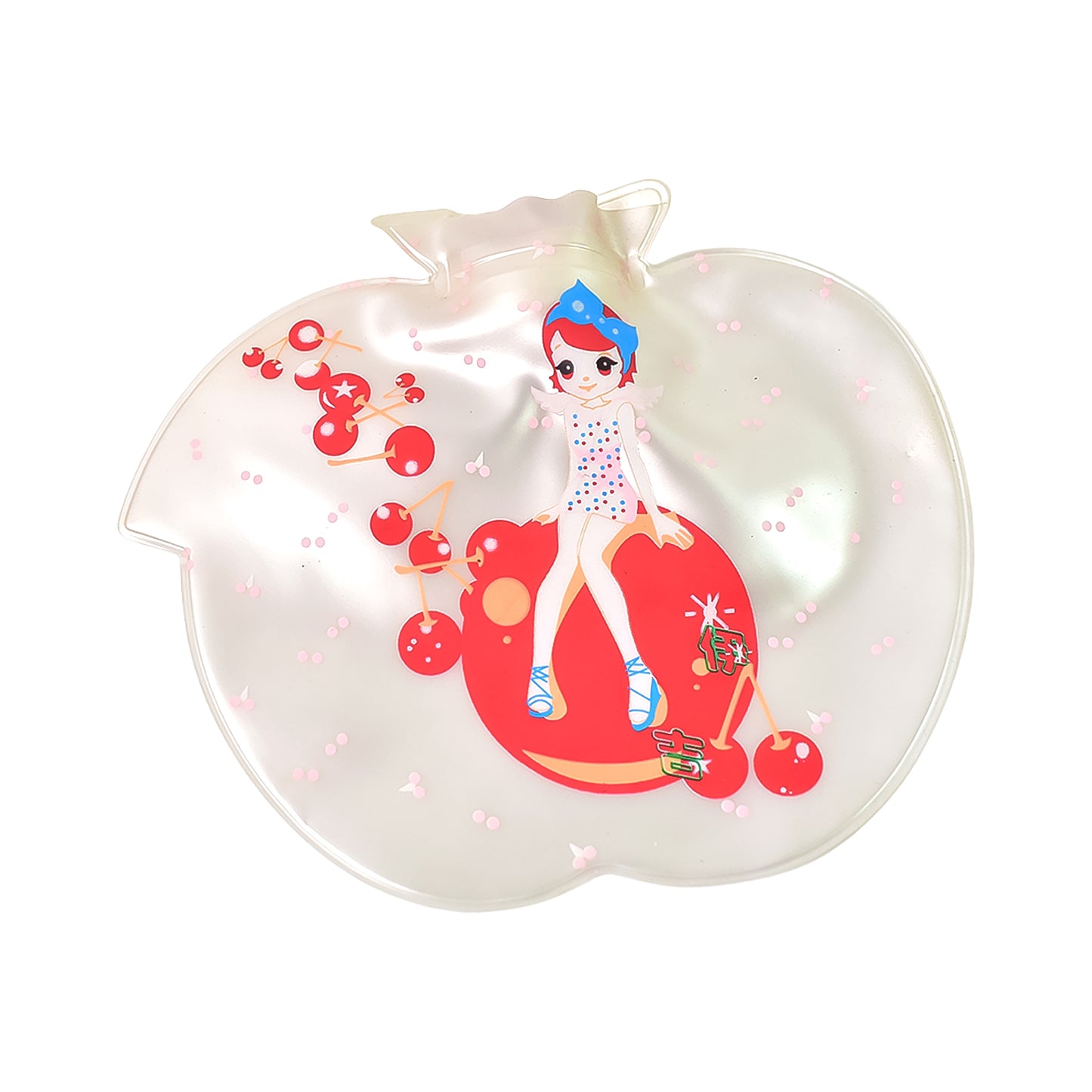 7235 Apple Hot Water Bottle Bag For Pain Relief
