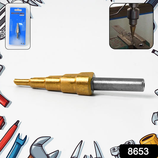 Step Drill Bit For Metal High-speed Steel Step Drill Bit (1 Pc  4-12 Mm)