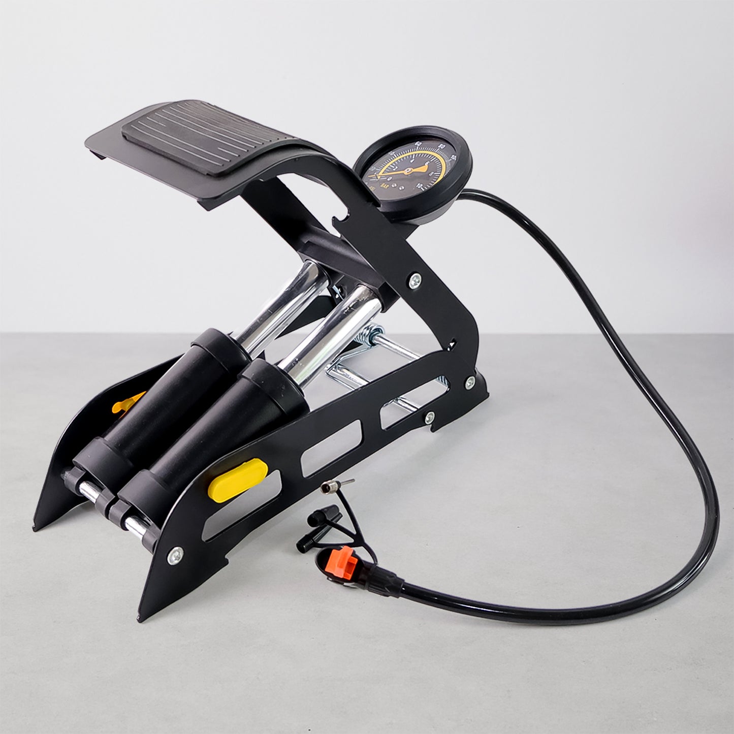 1691 Portable High Pressure Foot Air Pump Compressor For Car And Bike