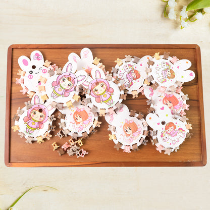 Mini Claw Hair Clips Set For Girls (12 Pkt  1 Set)