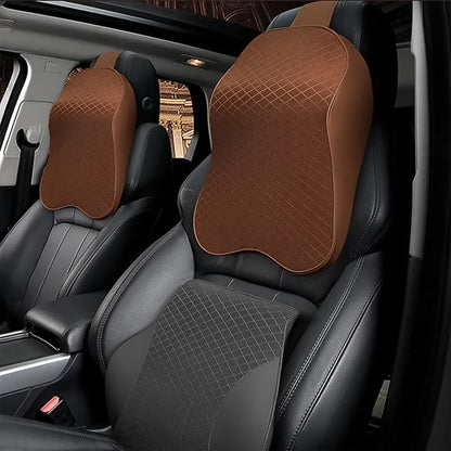 8595 Car Neck Pillow Car Neck Headrest Pillow Memory Foam Car Accessories Cushion Car Seat Head Support Neck Protector Car Seat Neck Pillowfor Driving (1 Pc)