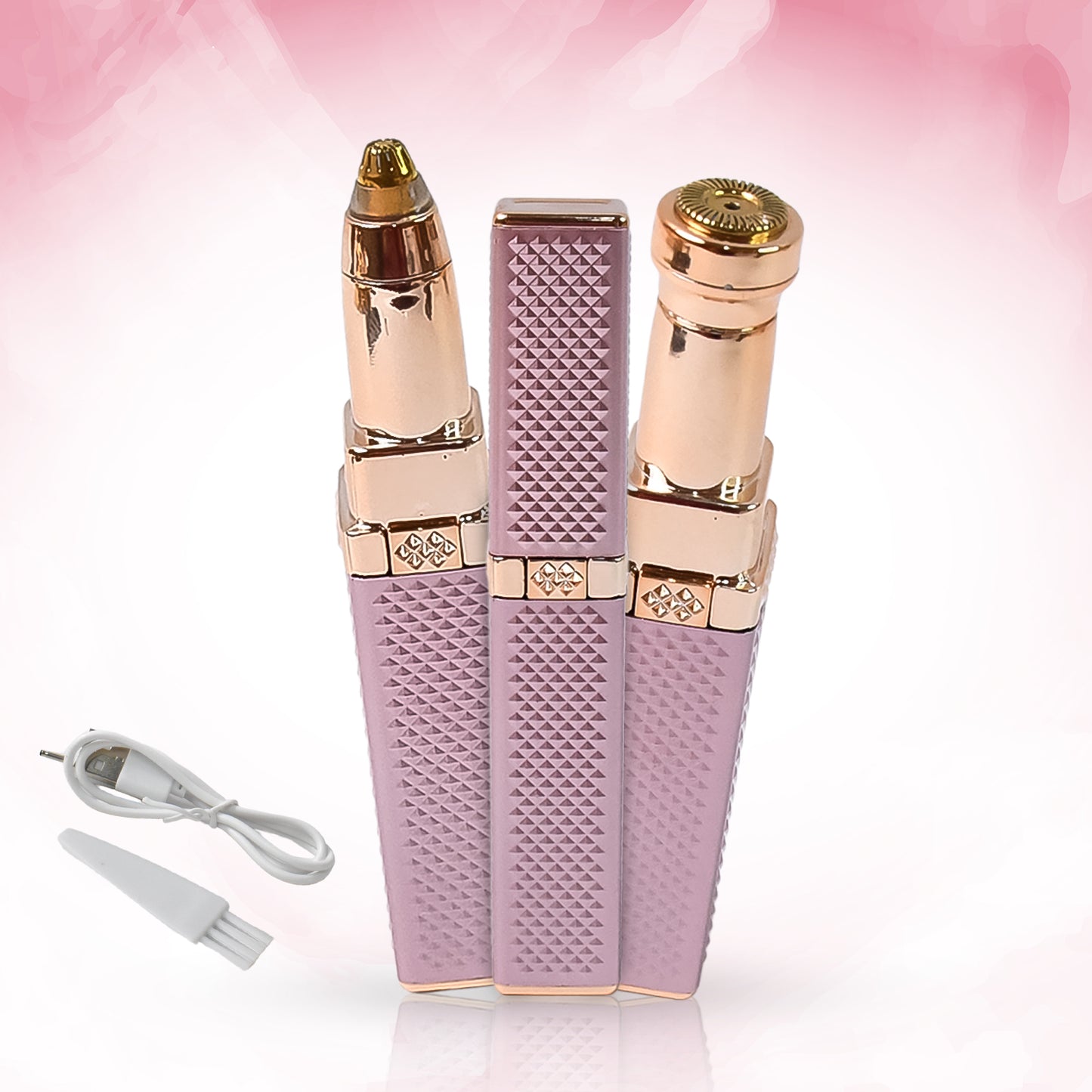 2-in-1 Eyebrow Razor  Painless Hair Shaver (1 Pc)